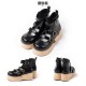 Modo Three Buckles Platform Shoes(Reservation/4 Colours/Low&High Platforms/Full Payment Without Shipping)